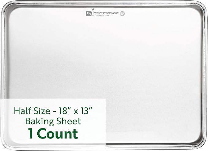 Restaurantware Met Lux 18 x 13 Inch Industrial Baking Pan 1 Heavy-Duty Bakery by Restaurantware