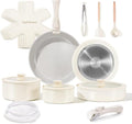 Chef Power Ceramic Nonstick Pots and Pans Set 19 Piece by ChefPower