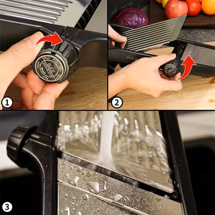 Adjustable Stainless Steel Mandoline Slicer