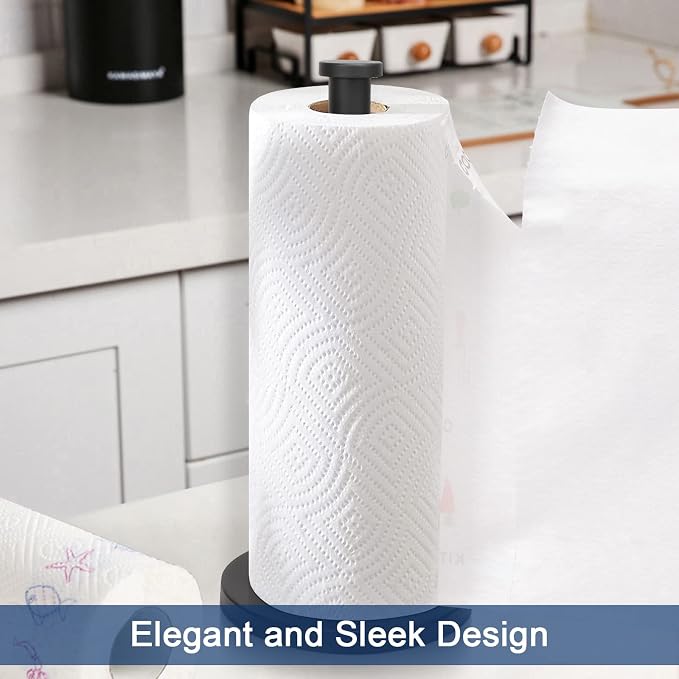 NearMoon Standing Paper Towel Holder, Kitchen Paper Towel Tissue Holder- - Image 6