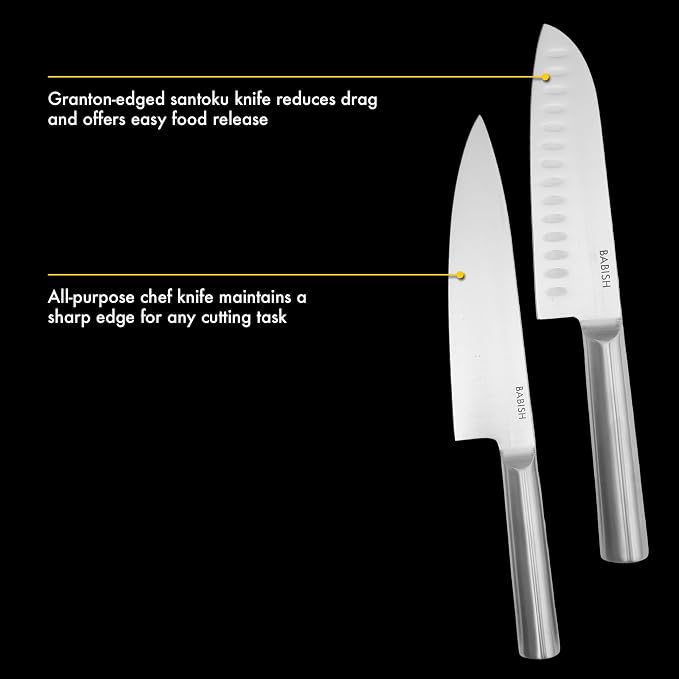Babish High-Carbon 1.4116 German Steel 15 Piece Full Tang Forged Cutlery - Image 4