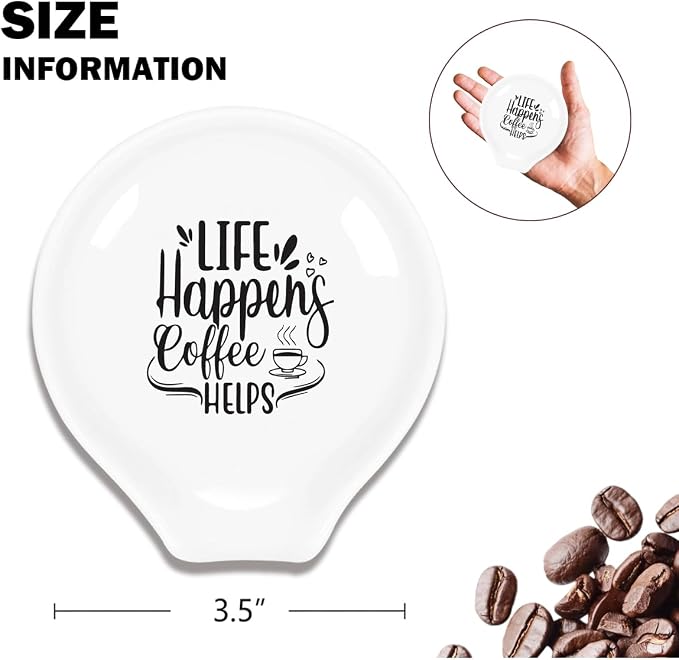 Funny Coffee Spoon Holder-Coffee Spoon Rest-Cafe Bar Station Accessories-Life - Image 2