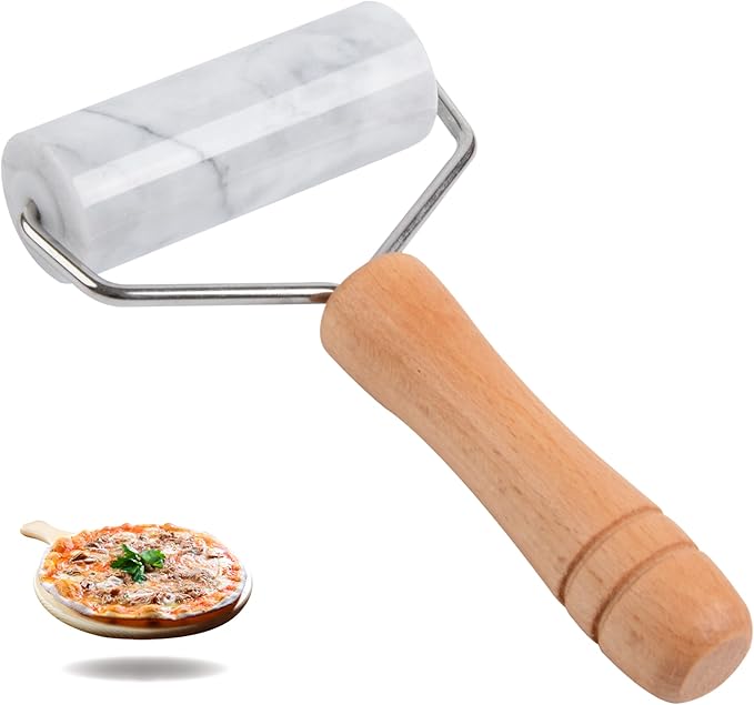Tianman Small Marble Rolling Pin Pizza Roller, Marble Dough Roller Non-Stick by Tianman