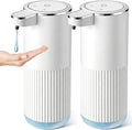 RYTOXILO Automatic Soap Dispenser, 2 Pack White Touchless Liquid Soap Dispenser by RYTOXILOBrightenUpYourHome