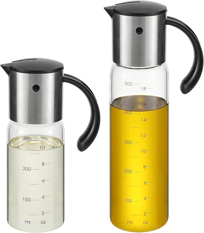 Vucchini Large Olive Oil Dispenser Bottle Kitchen Cooking Oil Dispenser Auto by Vucchini