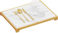 SpaceAid Bamboo Rack Dish Pad, Instant Dry Diatomaceous Earth Mat by SpaceAid