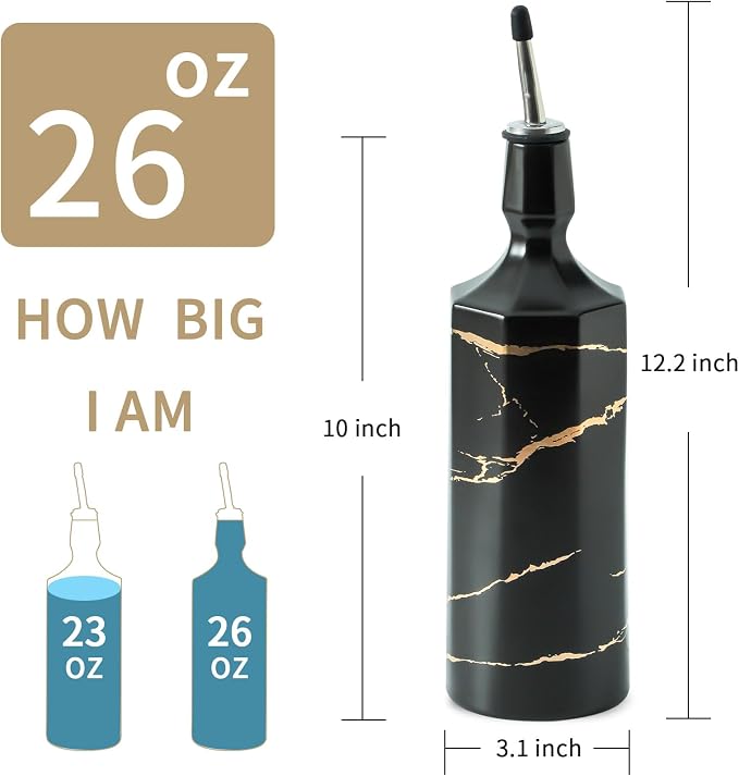 Ceramic Olive Oil Dispenser Bottle, Oil Dispenser Bottle - Image 2