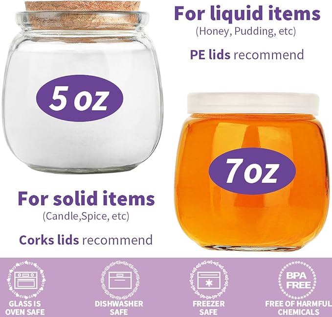 Syntic 40 Pack Small Glass Jars - Image 4