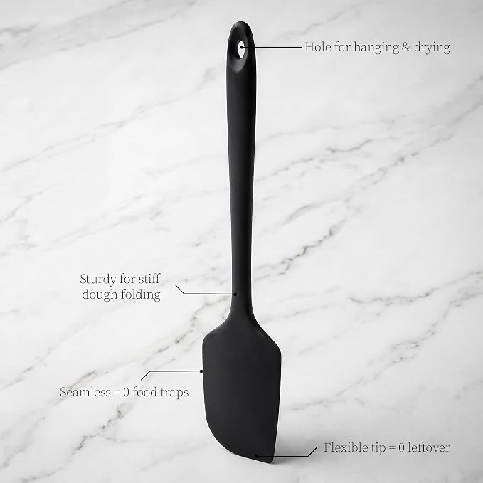 600ºF Heat Resistant Spatula, 11.34 inch High Heat Food Safe Semless Kitchen - Image 9