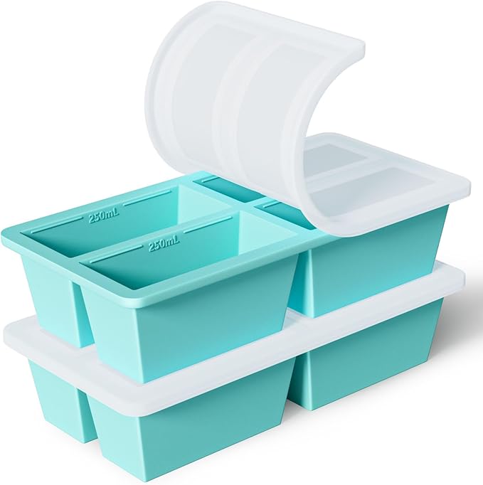 Silicone Freezer Tray for Sauce Cube: FDDAI Super Prep Freezing Tray for Souped by FDDAI
