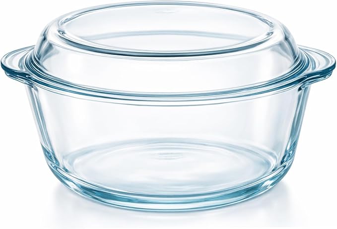 Ums 3.3 Quart Glass Casserole Dish by UMS