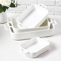 ONEMORE Casserole Dishes for Oven, 9.5"x15.4" Baking Dishes Set of 4, Ceramic by ONEMORECeramics