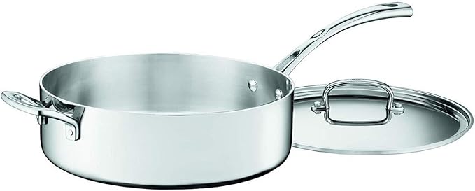 Cuisinart FCT33-28H French Classic Tri-Ply Stainless 5-1/2-Quart Saute Pan by Cuisinart
