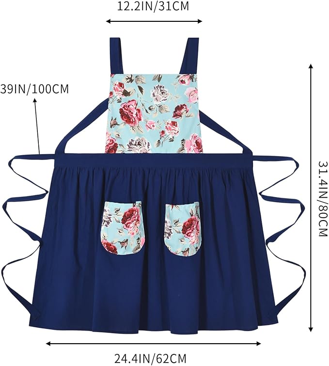 Pinknoke Vintage Pinafore Apron Dress - Image 4
