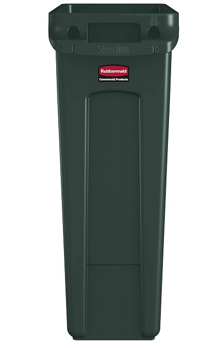 Rubbermaid Commercial Products Slim Jim Trash/Garbage Can - Image 3