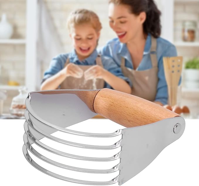 Dough Blender, Stainless Steel Pastry Cutter Heavy Duty Dough Cutter - Image 6