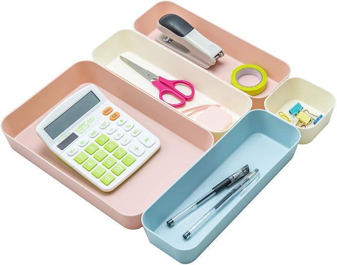 Large Size Plastic Desk Drawer Organizers - Image 5