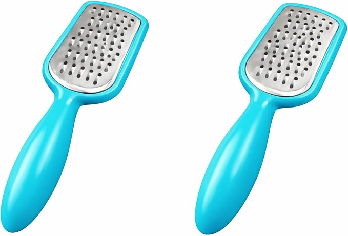 2 Pcs. Stainless Steel Mini Grater Cheese Garlic Nutmeg Chocolate 5" BPA Free by DependableIndustries