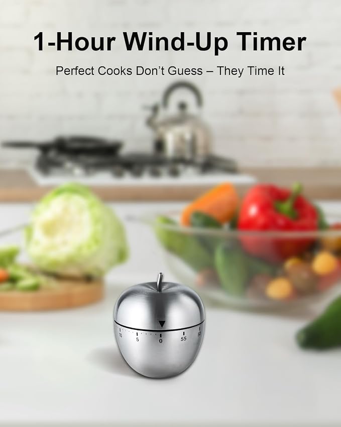 Kitchen Timer for Cooking, 60 Minutes Mechanical Timer - Image 5