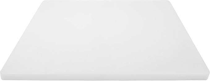 Thick White 18x12 Plastic Restaurant Cutting Board, 0.75 Inch Thick HDPP Poly - Image 8