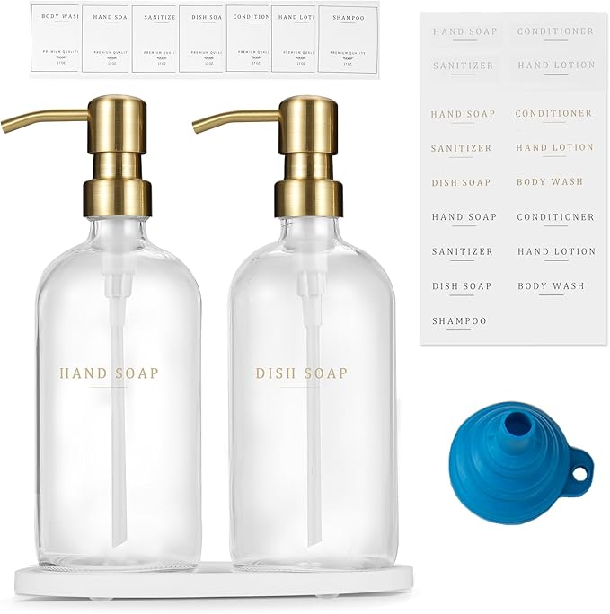 Glass Soap Dispenser by Eggs+sound