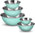 WHYSKO Meal Prep Stainless Steel Mixing Bowls Set, Refrigerator, and Kitchen by WHYSKO