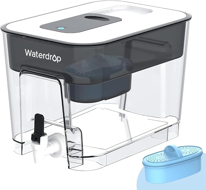 Waterdrop WFD-22L-A Alkaline Water Filter Dispenser, Large 40-Cup Water Filter by Waterdrop