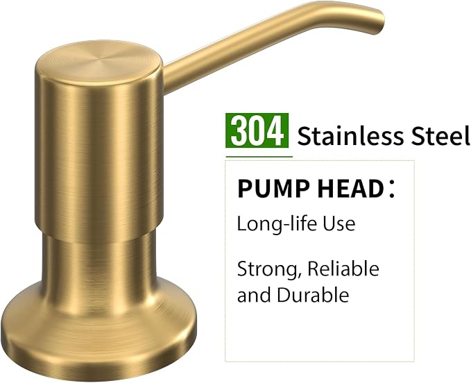 Kitchen Sink Soap Dispenser, Built in SoapDispenser, Counter Lotion Dispenser - Image 4