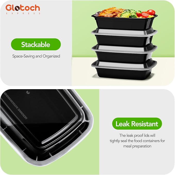 Glotoch 16oz Meal Prep Containers - Image 3