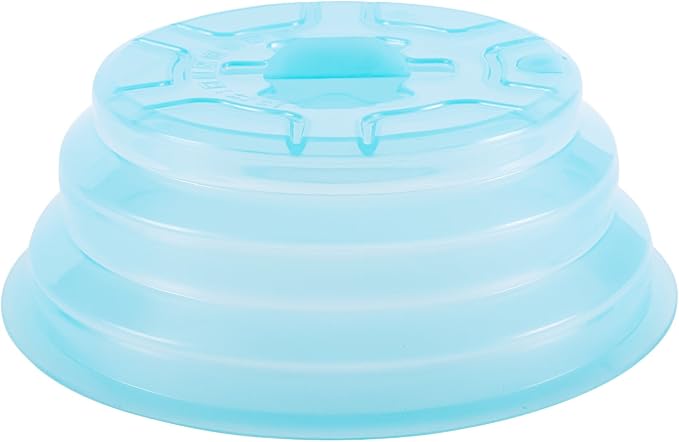 Kichwit Collapsible Silicone Microwave Plate Cover Splatter Guard, Dishwasher by Kichwit