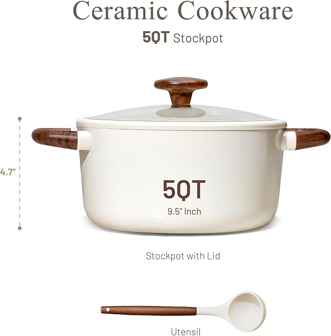 CAROTE 5QT Nonstick Stock Pot - Image 2
