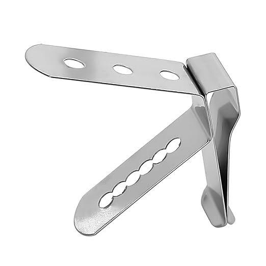 Thermometer Probe Pot Clip Holder Stainless Steel 3-Hole Ambient Temperature by Unknown