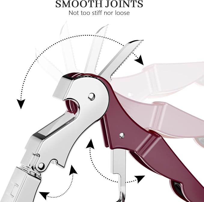 HYZ 2-Pack Wine Opener Waiter Corkscrew, Professional Wine Key - Image 4