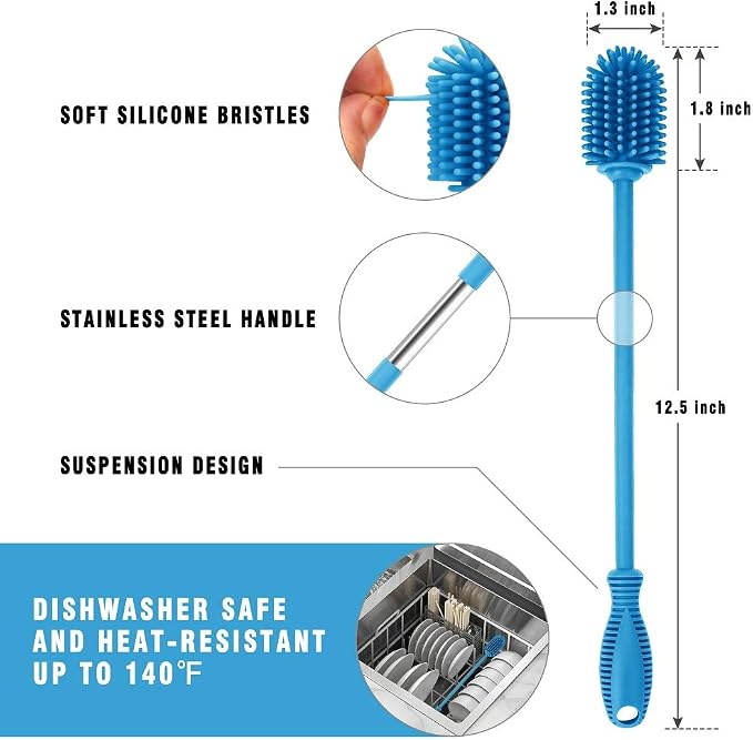 Silicone Bottle Cleaning Brush - Image 4