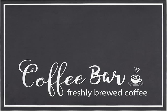 Findosom 12"x 20" Dish Drying Mat, Super Absorbent & Cuttable Coffee Mat by Findosom
