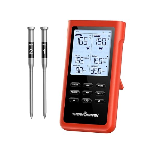 ThermoMaven 3000FT Smart Wireless Meat Thermometer, Sub-1G Long Range, 6 by ThermoMaven