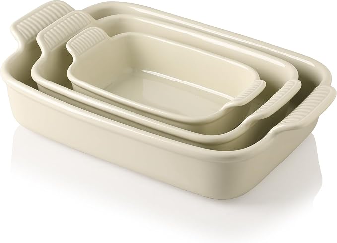 Sweejar Baking Pans Set, Ceramic 9x13 Baking Dish by Sweejarco1949