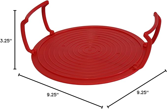 Microwave Multipurpose 4 in 1 Tray Stand Rack Splatter Guard Carry Tray - Image 7