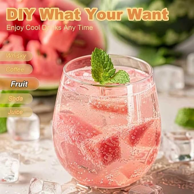 Silicone Ice Cube Trays with Lid and Bin - Image 6