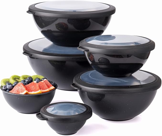 COOK WITH COLOR Mixing Bowls with TPR Lids - Image 8