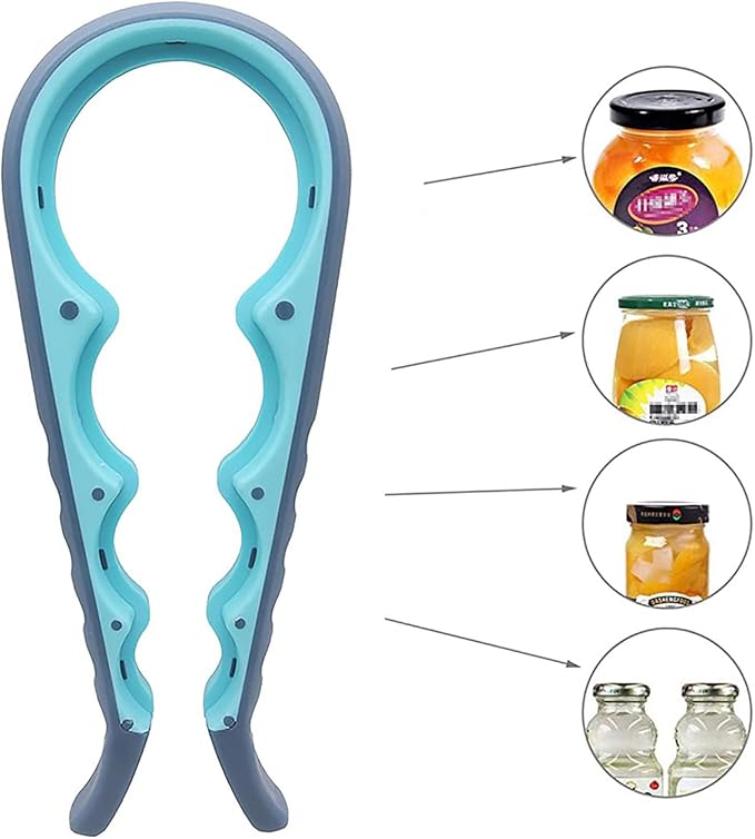 Jar Opener for Seniors with Arthritis, Jar Opener for Weak Hands, 5-in-1 Bottle - Image 4