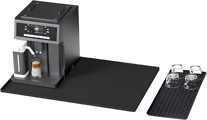 Silicone Coffee Mat, Eco-friendly, Hygienic Drying Pad, Leak-Proof and Non-Slip by SCYFREID