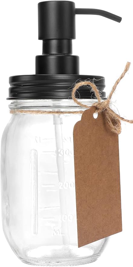 Premium Quality Mason Jar Soap Dispenser by Albayrak