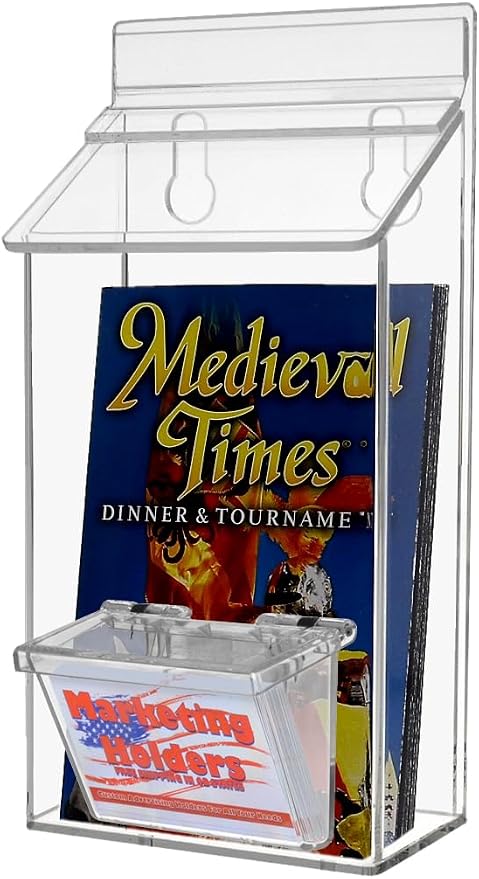 Outdoor Brochure Holder Holds 4" x 6" Advertising Postcards - Image 3