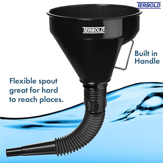 Automotive Flex Funnel with Hose | Wide Mouth Flexible Oil Funnel - Image 5