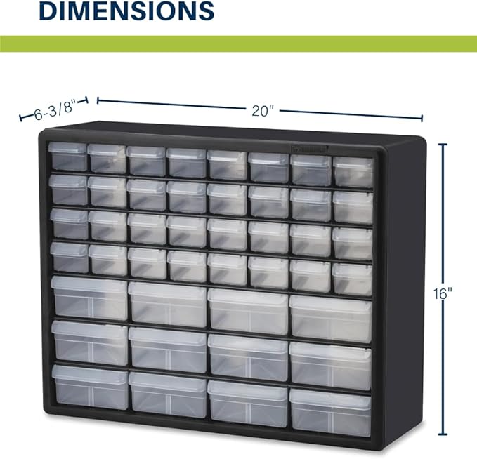 Akro-Mils 44-Drawer Plastic Drawer Storage Cabinet - Image 2