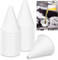 SiliFine 25 Pcs Paper Funnels for Motor Oil 6 oz Disposable Engine Oil Funnel by SiliFine