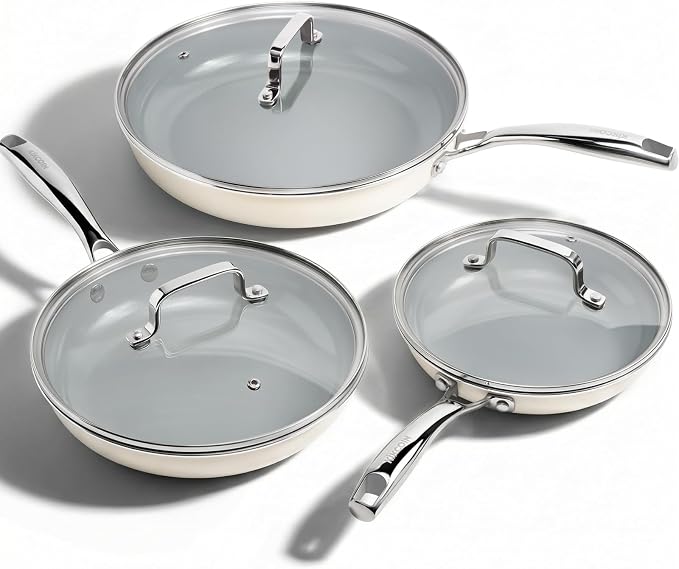 Kikcoin Non Stick Frying Pans by Kikcoin