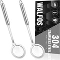 Walfos Skimmer Spoon, 304 Stainless Steel Fine Mesh Strainer, Foam Strainer Oil by Walfos