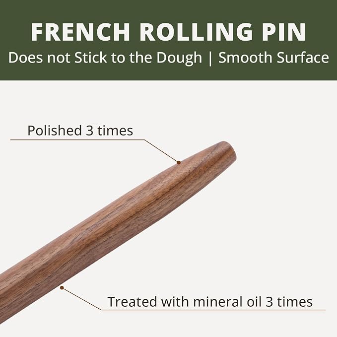 Muso Wood Decorative French Rolling Pins - Image 5